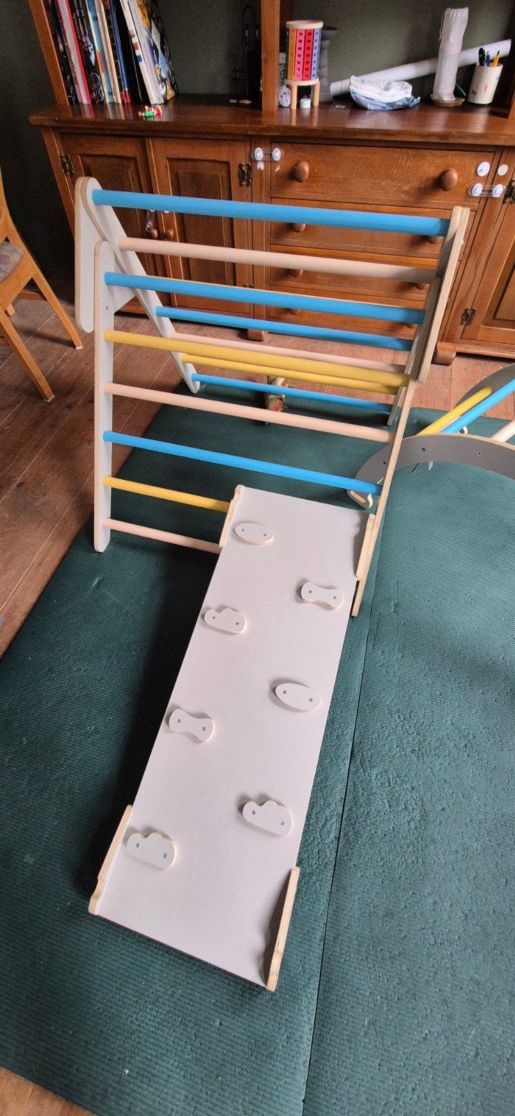 klimrek set, Ophalen, Eenpersoons, Zo goed als nieuw, 90 cm