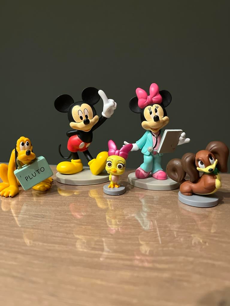 Gave set figuren Disney, Verzamelen, Disney, Ophalen of Verzenden, Mickey Mouse, Zo goed als nieuw, Beeldje of Figuurtje
