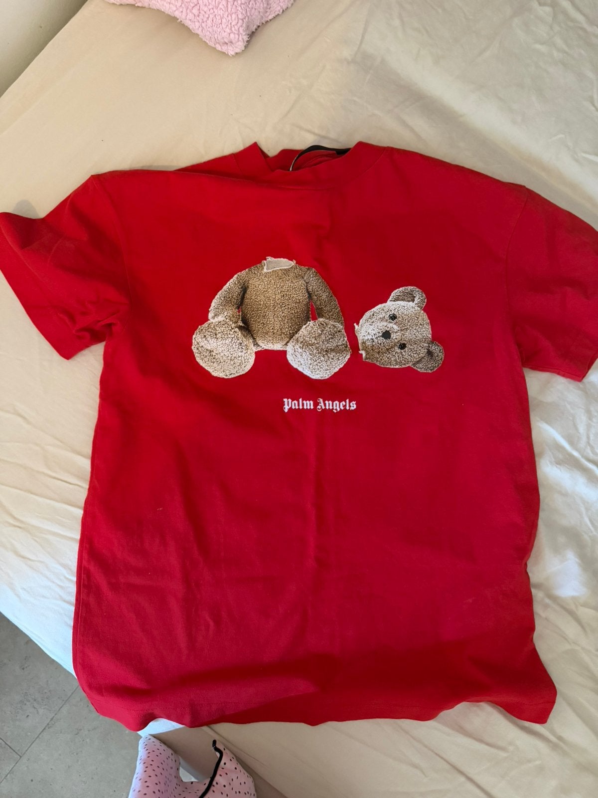Palm angels shirt, origineel S/M, Kleding | Dames, Maat 38/40 (M), Ophalen of Verzenden, Zo goed als nieuw, Korte mouw