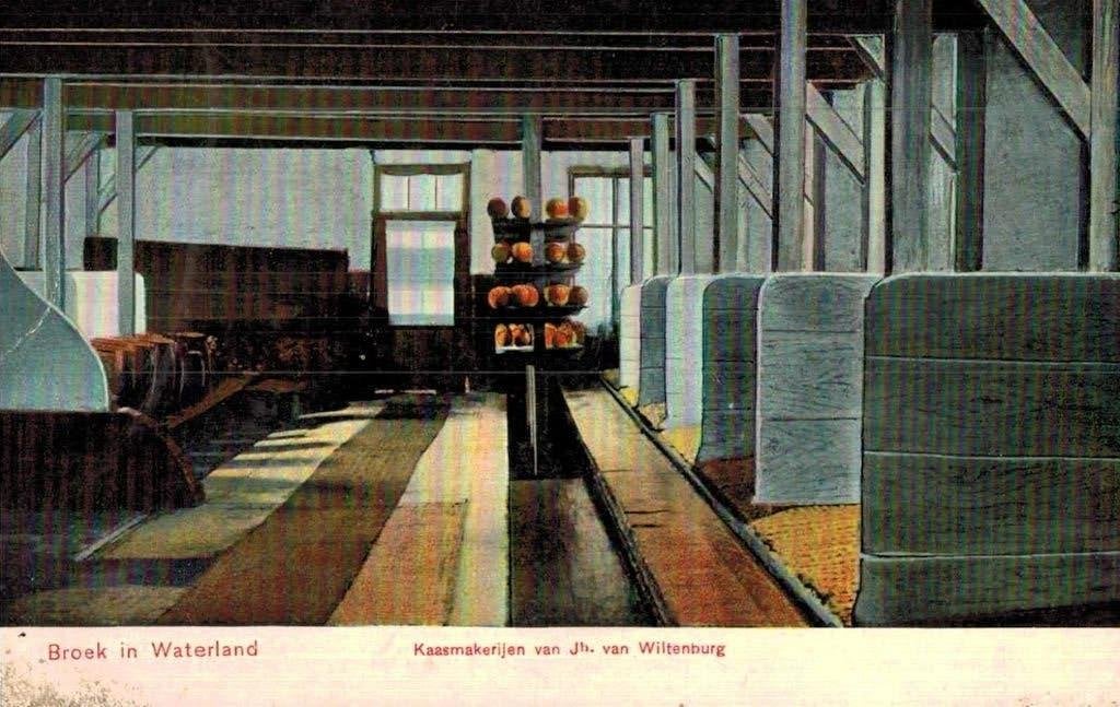 BROEK IN WATERLAND. Kaasmakerijen van Jh. van Wiltenburg, Ophalen of Verzenden, Voor 1920, Ongelopen, Noord-Holland