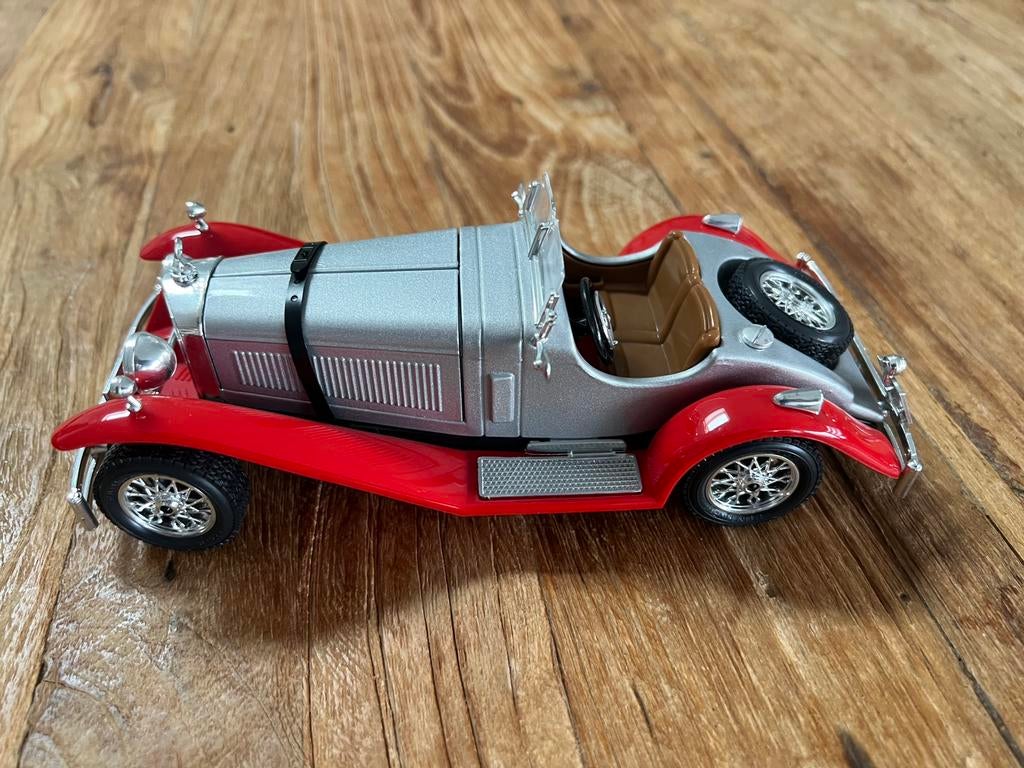 Model burago 1/24 Mercedes ssk, Ophalen of Verzenden, Zo goed als nieuw, Auto
