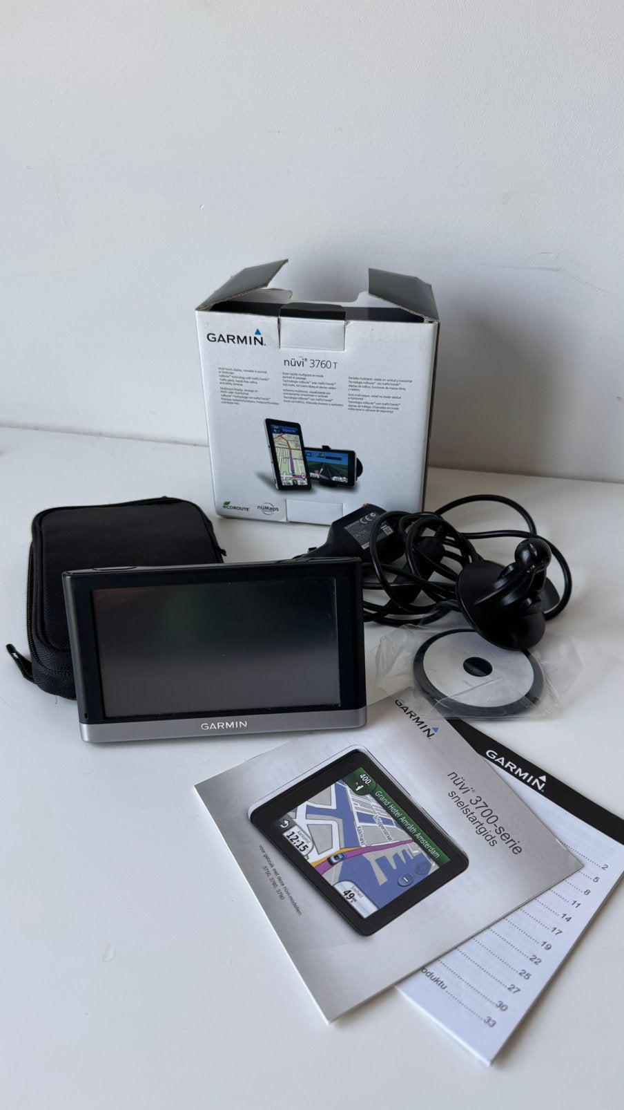 Garmin nuvi 3700 autonavigatie, Ophalen of Verzenden, Gebruikt