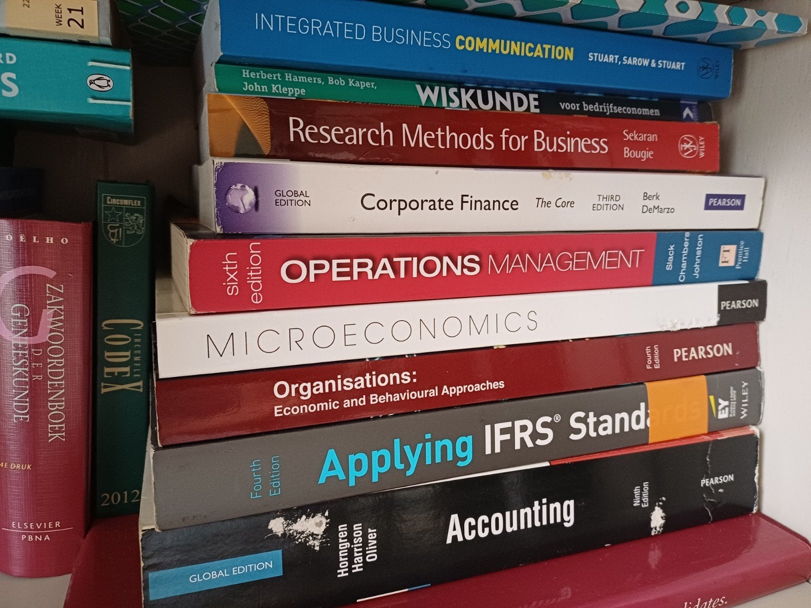 Diverse studieboeken: Bedrijfseconomie, Finance, Accounting, Boeken, Gelezen, Diverse auteurs, Ophalen of Verzenden, WO