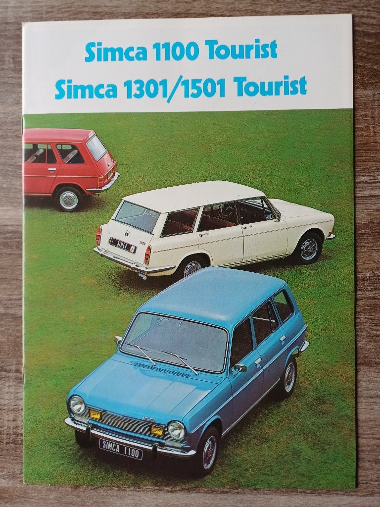 Simca Tourist brochure uit de jaren '70, Verzenden, Zo goed als nieuw, Overige merken
