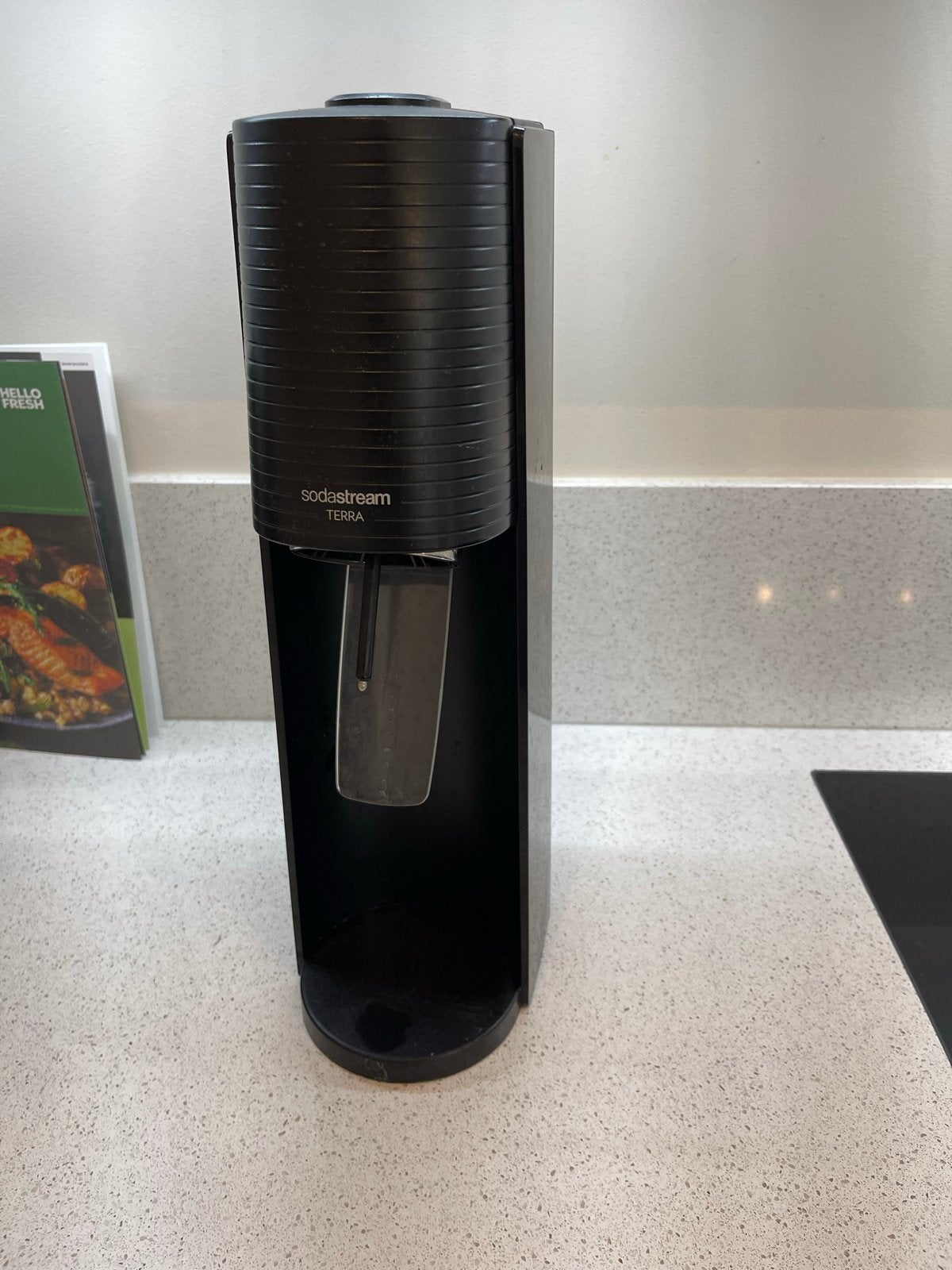 Sodastream Terra Zwart - Bruiswatermachine, Witgoed en Apparatuur, Ophalen, Zo goed als nieuw