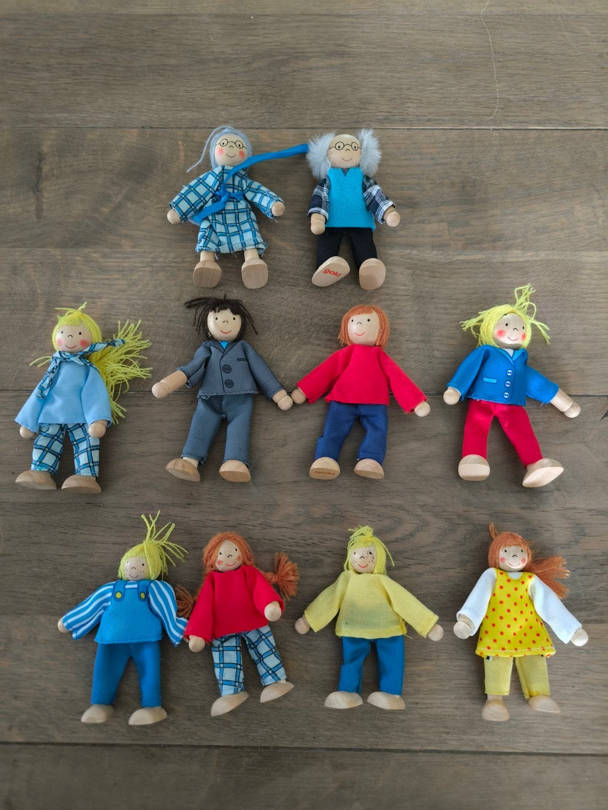 Goki poppenhuispoppetjes - Zo goed als nieuw, Ophalen of Verzenden, Zo goed als nieuw, Overige typen
