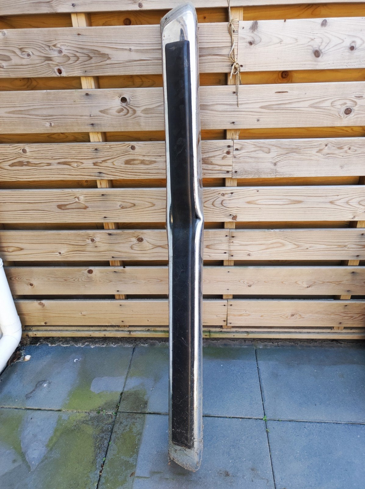 Gebruikte Bumper voor Oldtimer - Chroom/Zwart, Ophalen, Voor, Fiat, Bumper