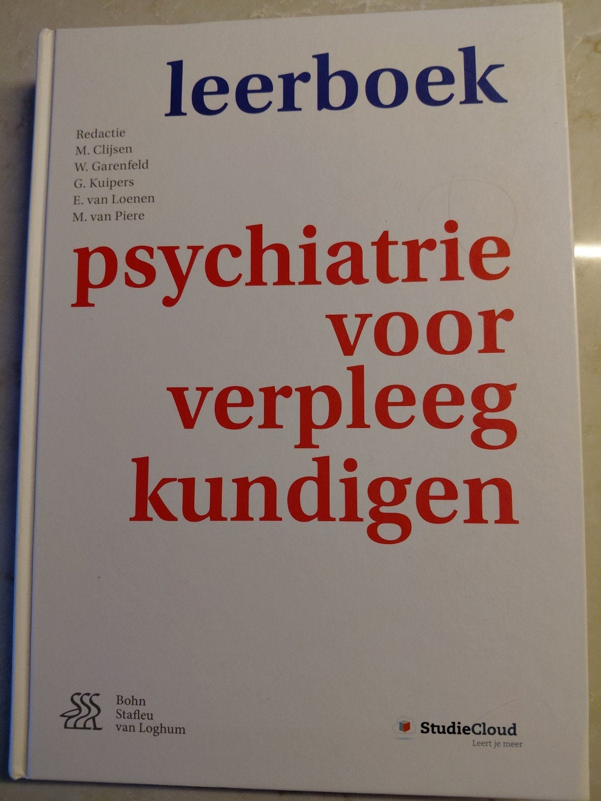 Leerboek Psychiatrie voor Verpleegkundigen HBO, Boeken, Gamma, HBO, Ophalen of Verzenden, M Clijssen, W Garenfeld