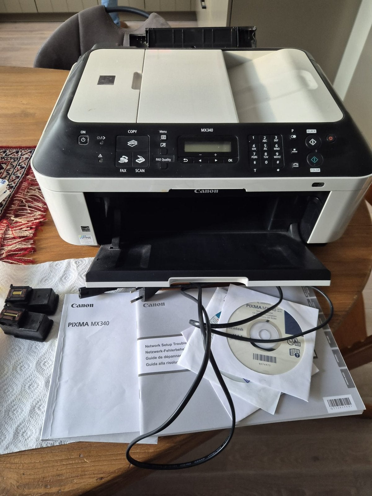 Canon PIXMA MX340 printer, scannen en kopieren, Gebruikt, Printer, Inkjetprinter, Draadloos