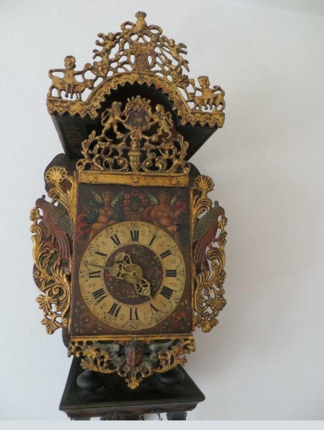 Oude stoelklok, Ophalen