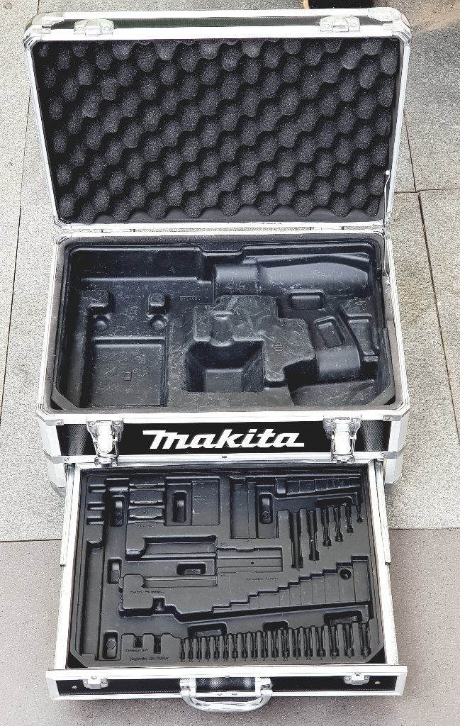 Makita aluminium koffer, Minder dan 50 cm, Ophalen of Verzenden, Zo goed als nieuw, Minder dan 35 cm
