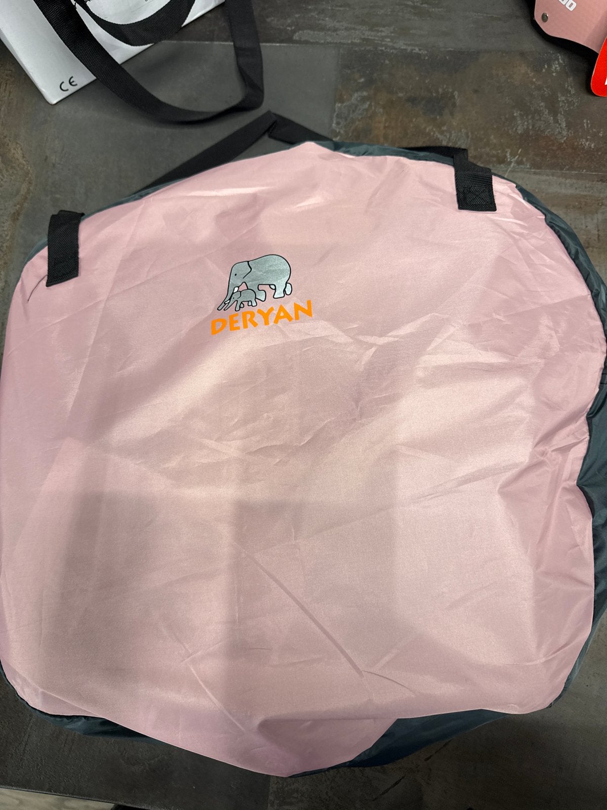 Deryan Reisbedje Roze - Compact en Lichtgewicht, Ophalen of Verzenden, Zo goed als nieuw, Reisbedje