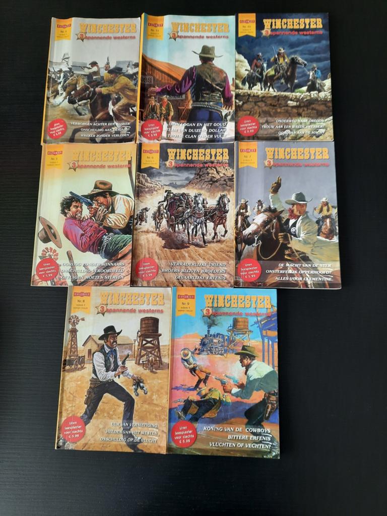 Winchester Spannende Westerns - Complete Set (8 delen), Ophalen of Verzenden, Gelezen