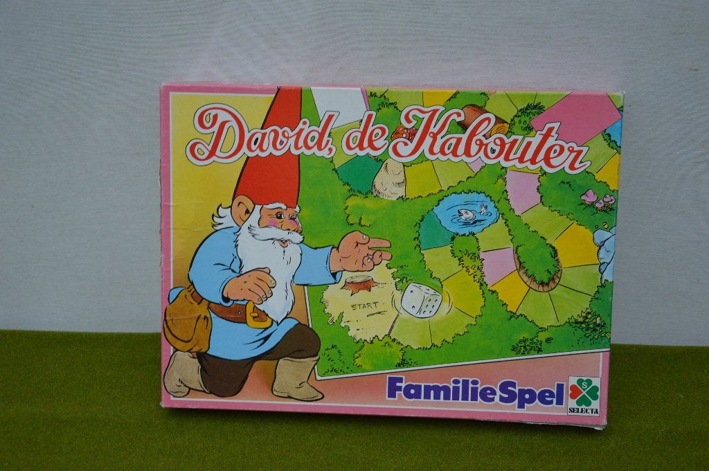 vintage bordspel David de Kabouter familiespel 1985 Selecta, Ophalen of Verzenden, Gebruikt