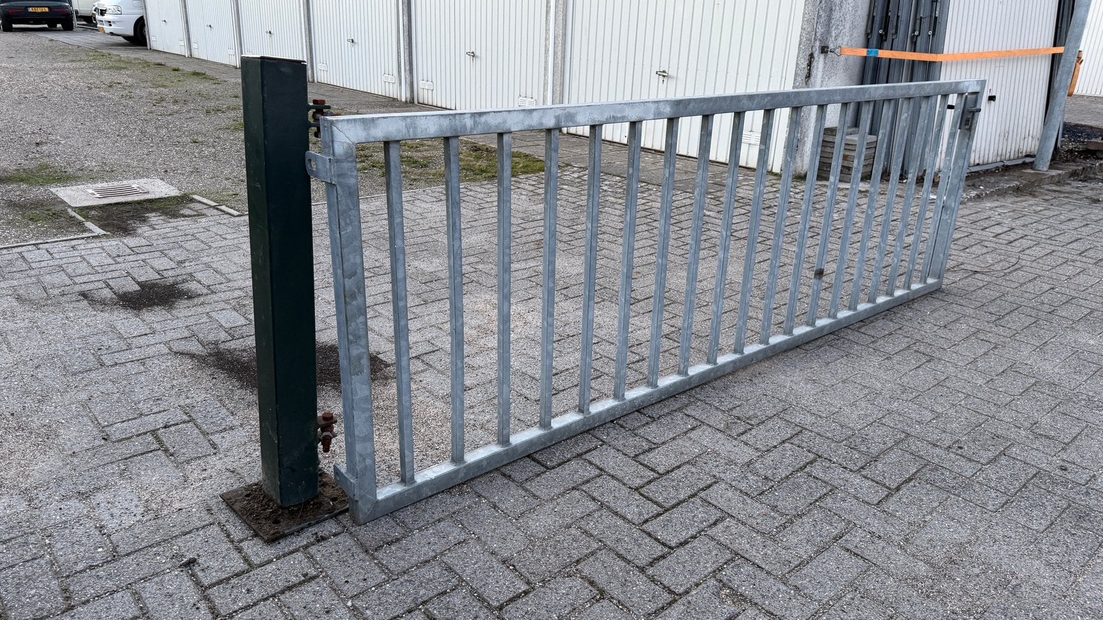 Poort 3 meter, Tuin en Terras, Ophalen, Gebruikt, Staal, Minder dan 100 cm