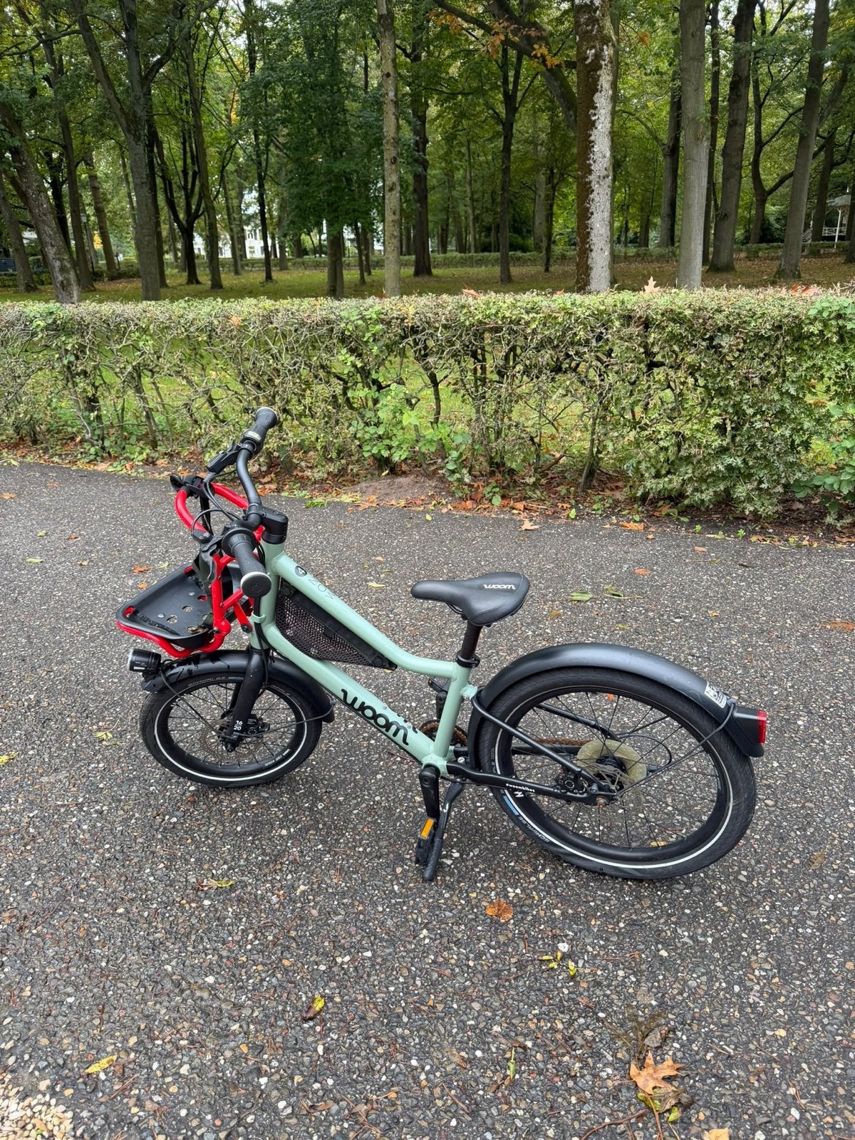 Woom 4 now- mosgroen, Ophalen, Gebruikt, Schijfrem, 20 inch of meer