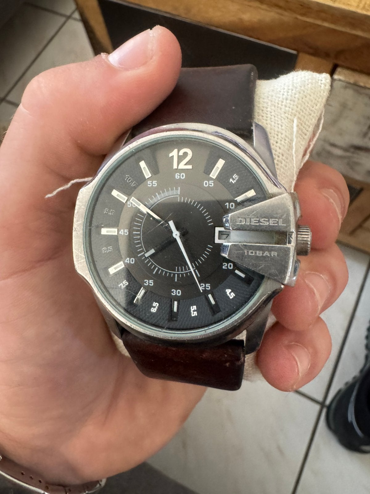 Diesel horloge heren, Ophalen of Verzenden, Zo goed als nieuw, Overige merken