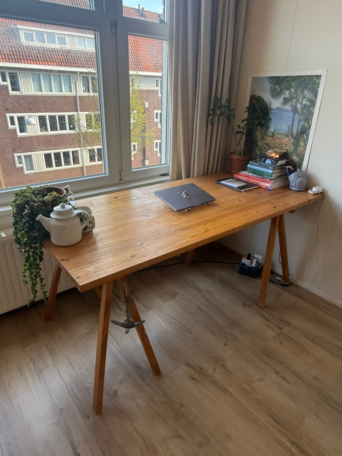 Bureau of tafel, Gebruikt, 150 tot 200 cm, Rechthoekig, 50 tot 100 cm