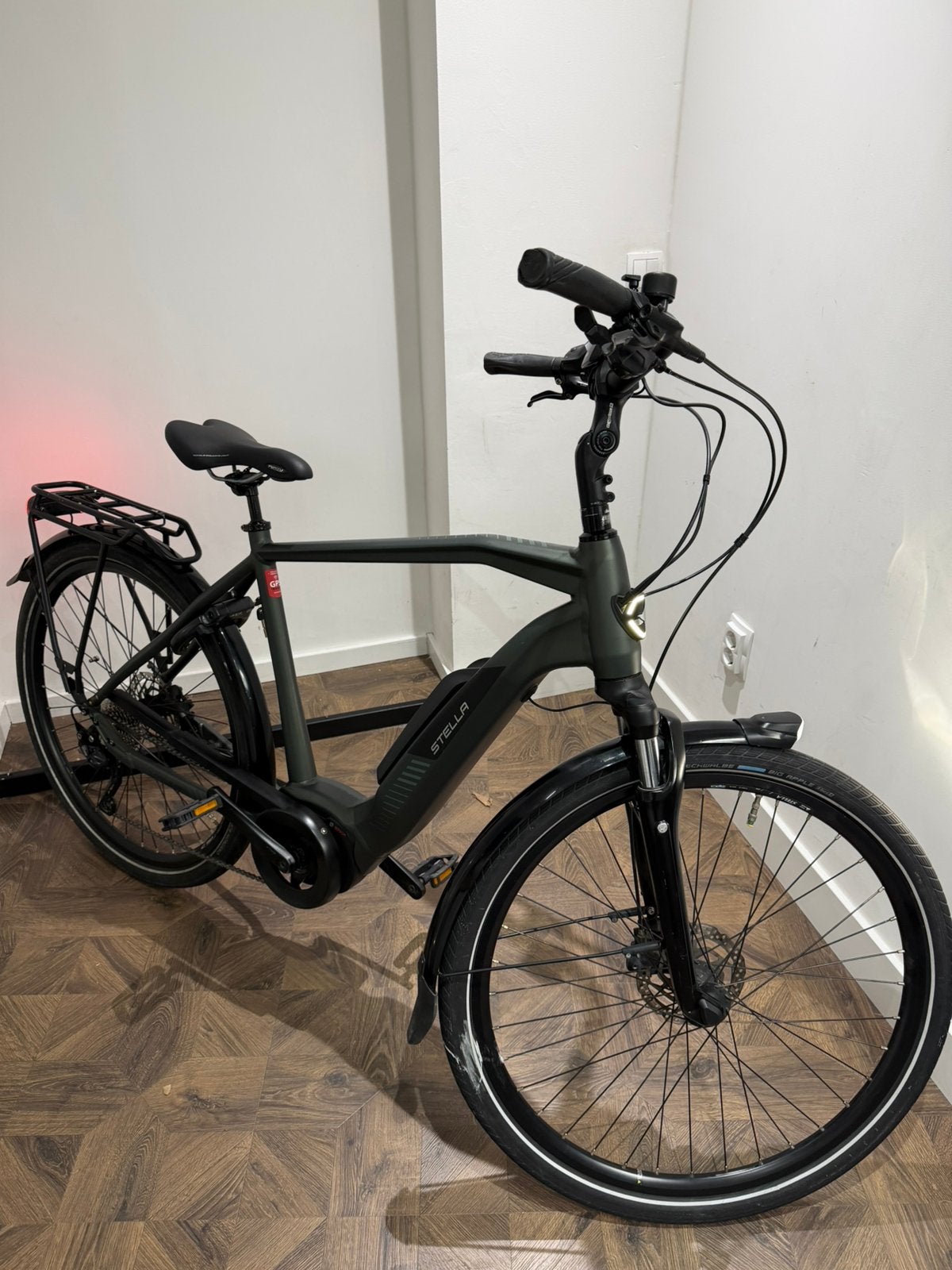 Stella morena herenfiets bosch performance line garantie, Zo goed als nieuw, 50 km per accu of meer, 55 tot 59 cm, Ophalen