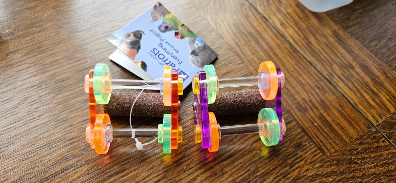 parrot roller skates voor papegaaien, Ophalen of Verzenden, Nieuw, Speelgoed