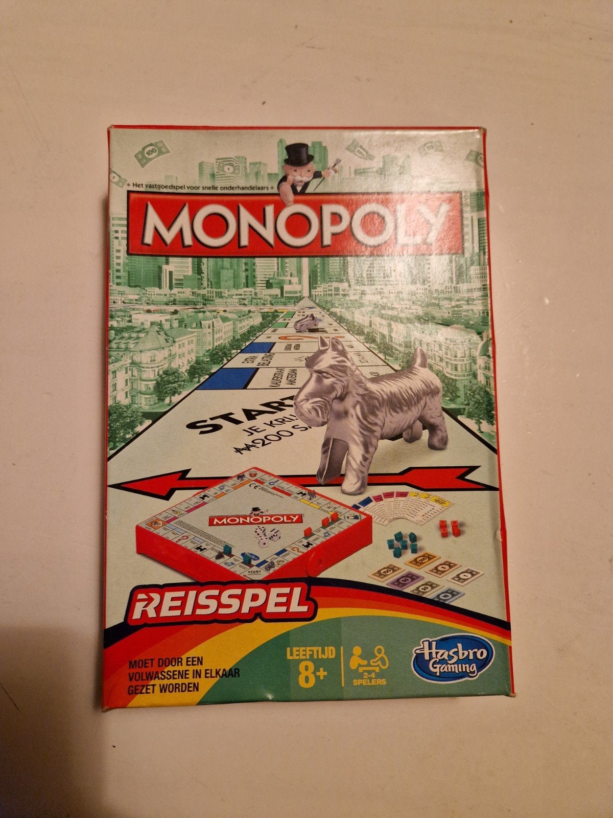 Monopoly Reisspel - compact, Gebruikt, Ophalen of Verzenden, Reisspel, Drie of vier spelers