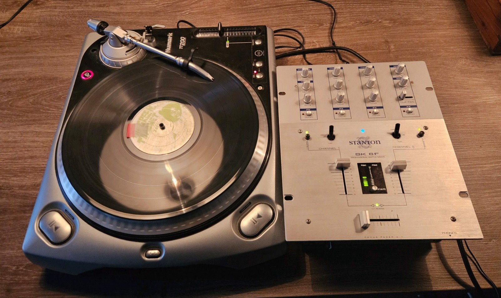 Numark TT200 + Stanton SK-6F DJ Scratch Set, Audio, Tv en Foto, Overige merken, Gebruikt, Pitch-regelaar, Ophalen of Verzenden