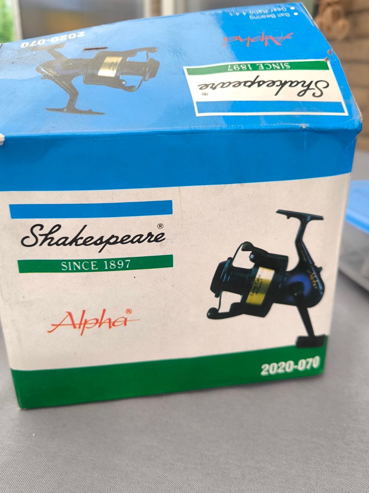 Shakespeare Alpha Long Cast Molen met Lood en Kunstaas, Watersport en Boten, Hengelsport | Algemeen, Ophalen, Gebruikt, Molen