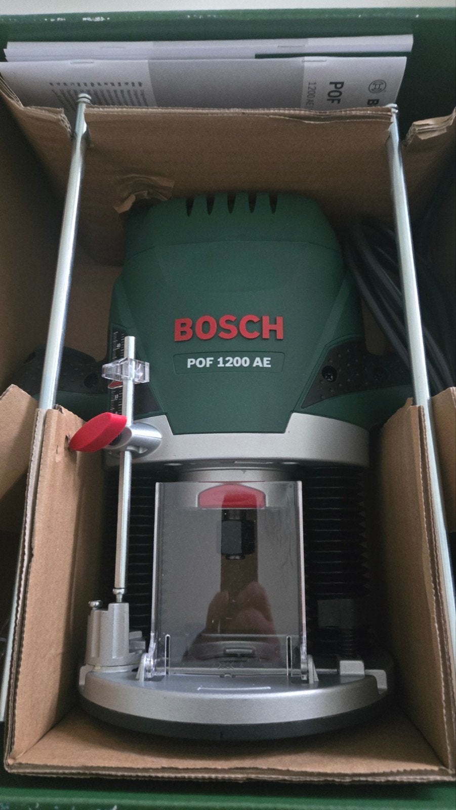 Bosch POF 1200 AE Bovenfrees - Nieuw in doos, Ophalen, Nieuw, Bovenfrees, Bosch