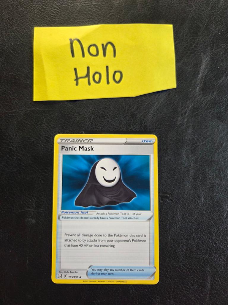 Panic mask 165/196 lost origin, Ophalen of Verzenden, Zo goed als nieuw