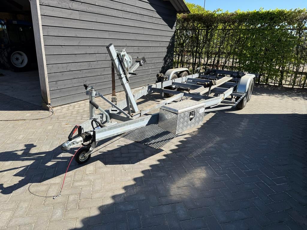 Wick boottrailer tandemasser, Auto diversen, Aanhangers en Bagagewagens, Gebruikt, Ophalen