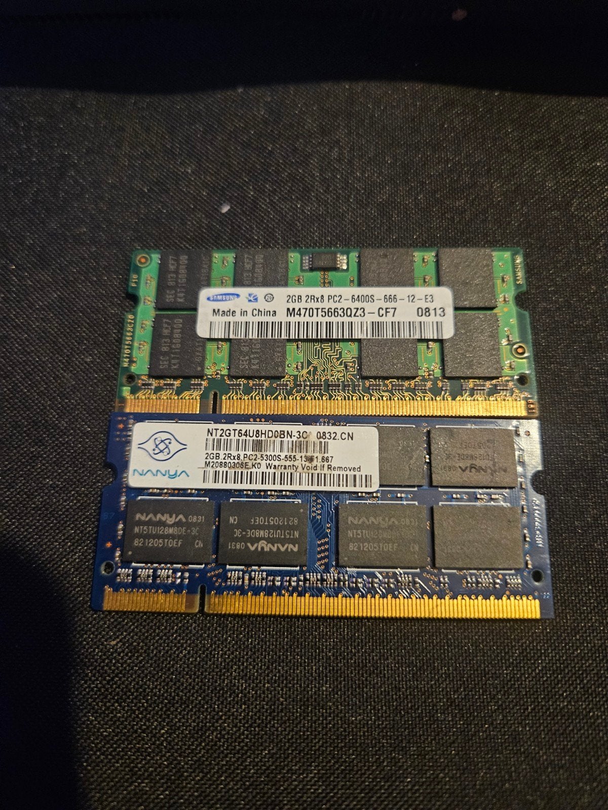 2x 2GB DDR2 RAM geheugenmodules (4GB totaal), Computers en Software, Gebruikt, 333/400, Ophalen of Verzenden, DDR2
