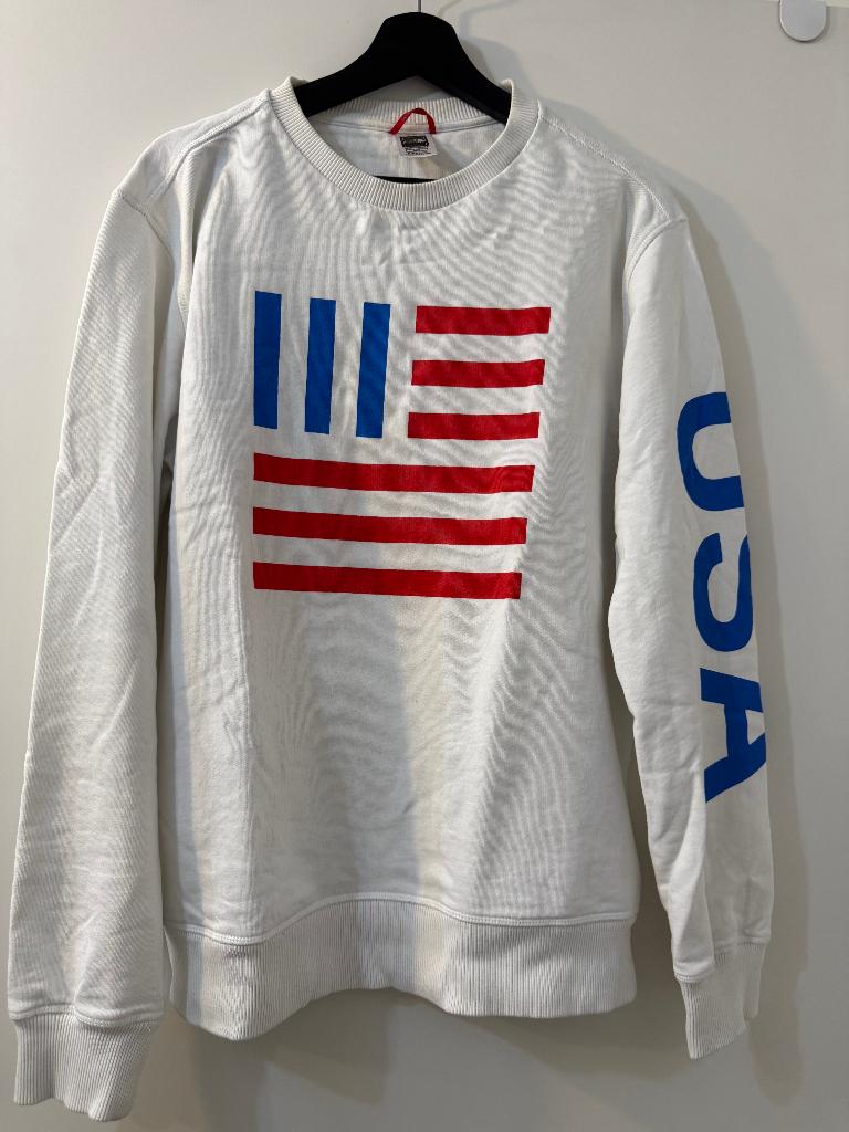NORTH FACE International Collection Men Crewneck, sice M, Wit, Zo goed als nieuw, The North Face, Halswijdte 39/40 (M)