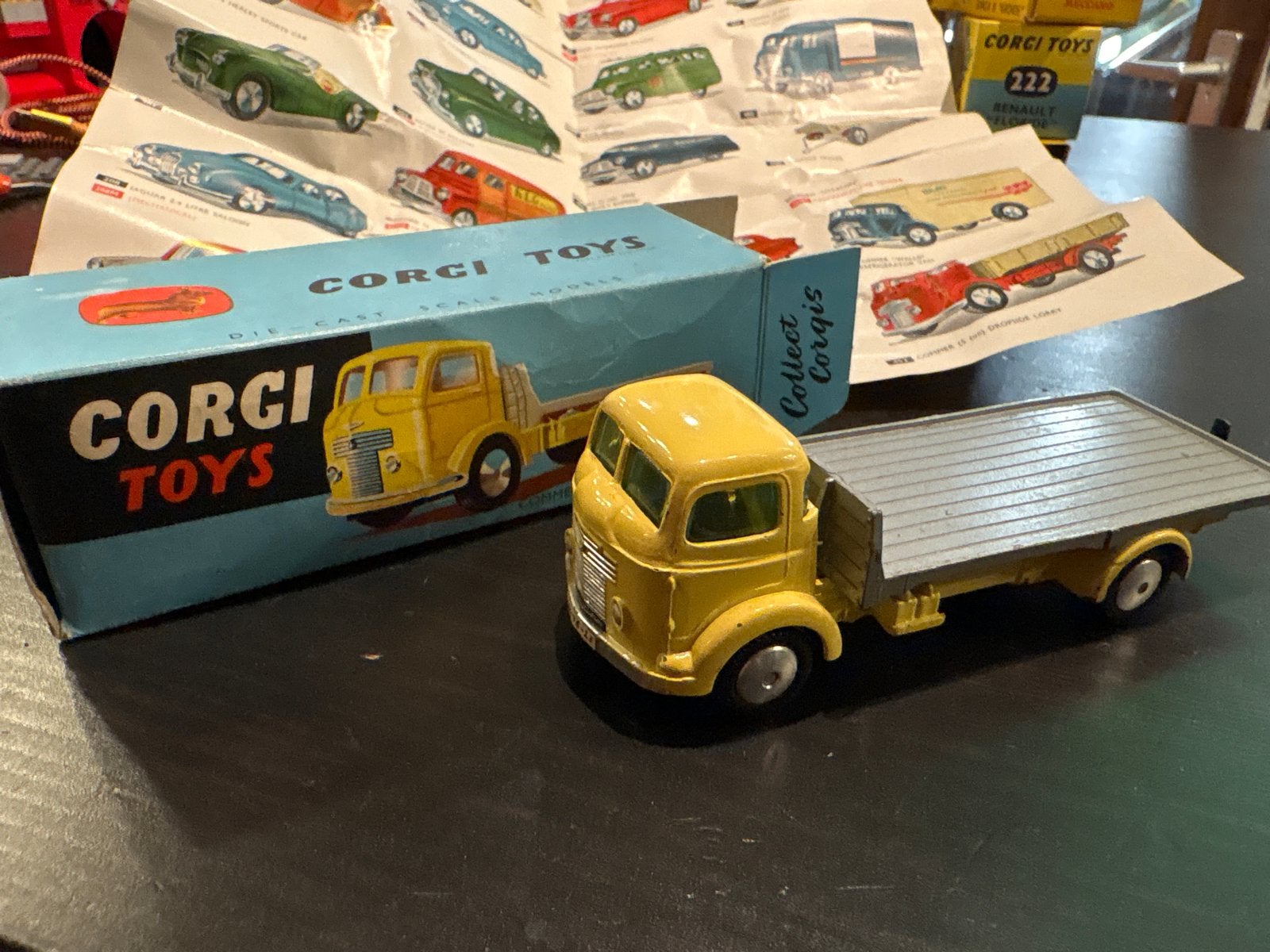 Vintage Corgi Toys No. 454 Commer (5 Ton) Platform Lorry, Ophalen of Verzenden, Zo goed als nieuw