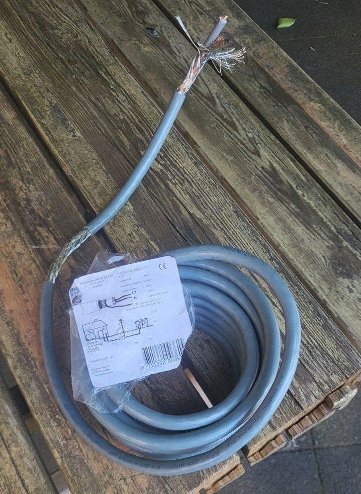 5m grondkabel XMVK-AS Eca 2 x 2,5 mm, Overige materialen, 6 meter of meer, Overige typen, Nieuw
