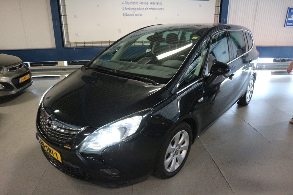 Opel Zafira Tourer 1.4 Cosmo NAP/ NIEUW MODEL/ TREKHAAK, Auto's, Opel, Euro 5, 4 cilinders, Zwart, Origineel Nederlands