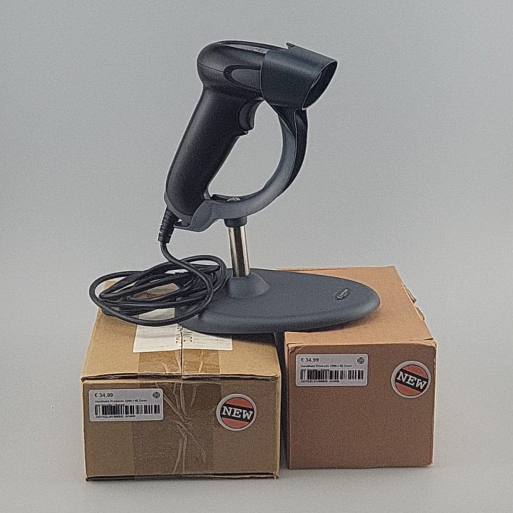 Handheld Products 3200-14E Zwart met Houder | Nieuw, Computers en Software, Flex Ltd., Nieuw, https://flex.com/contact-us, Nobelstraat 10, 5807 GA Oostrum LB, Limburg, Nederland