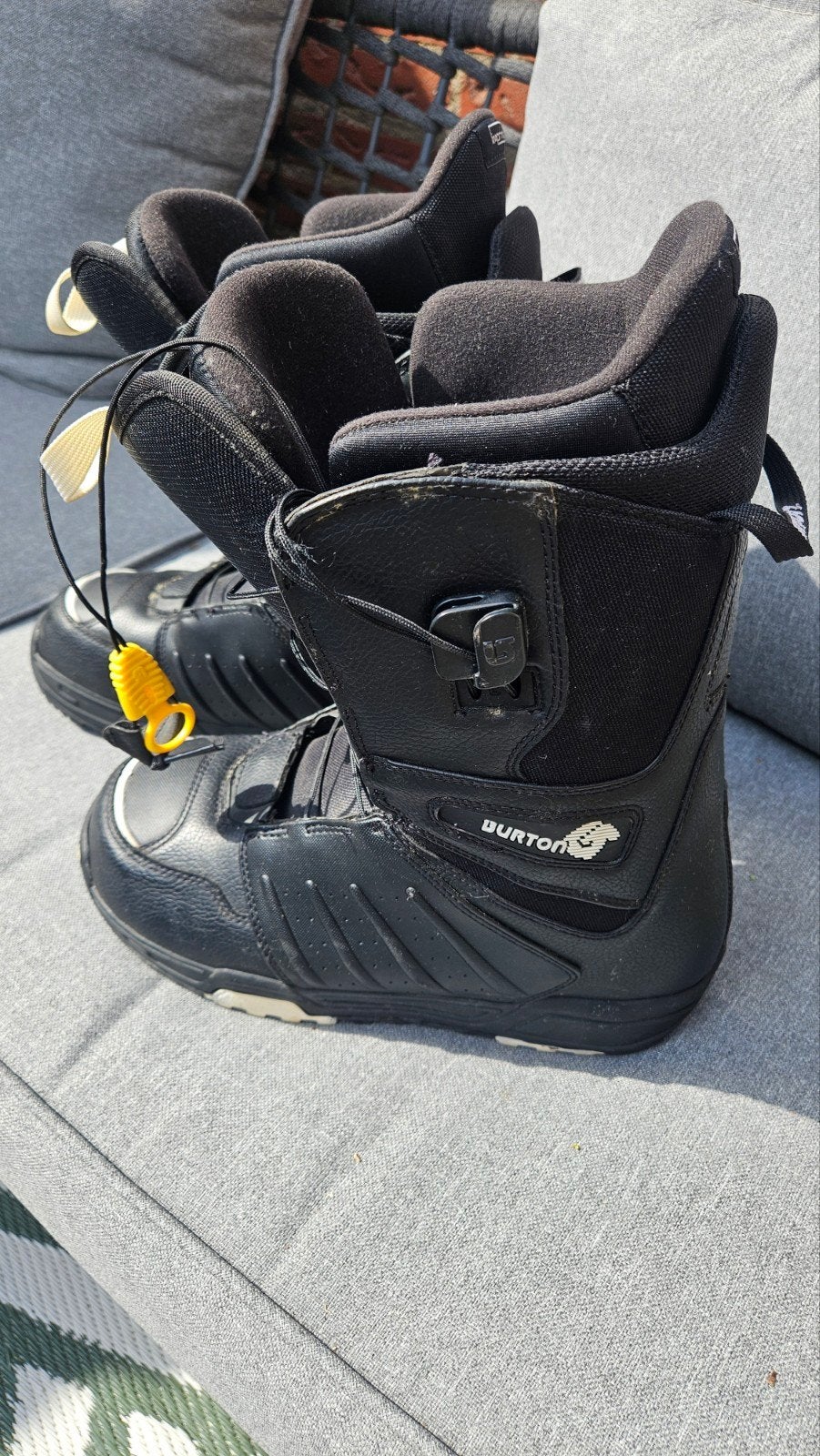 Zwarte Burton snowboardschoenen maat 41,5, Sport en Fitness, Snowboarden, Ophalen of Verzenden, Zo goed als nieuw, Schoenen