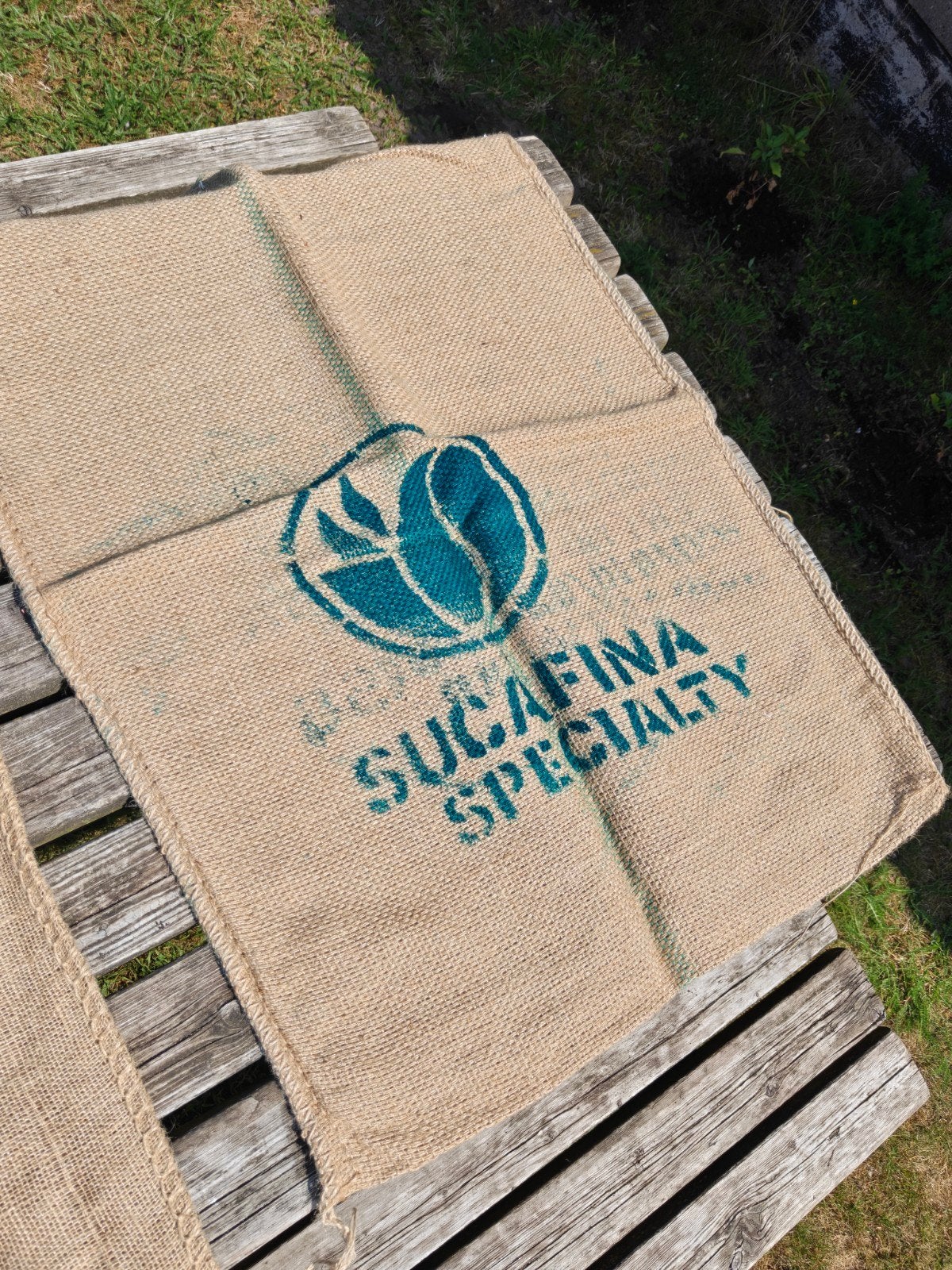 Jute koffiezakken - diverse designs, Ophalen of Verzenden, Gebruikt
