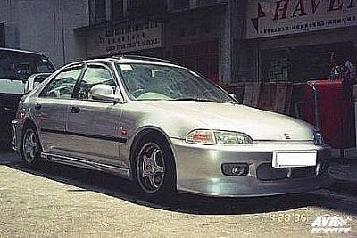 1992-1995 Honda Civic Coupe-Sedan & Crx Delsol Bodykits, Honda, Nieuw, Ophalen of Verzenden, Bumper
