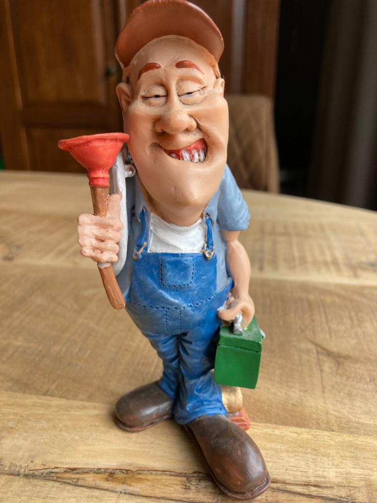 Loodgieter beeldje, Verzamelen, Ophalen of Verzenden, Zo goed als nieuw