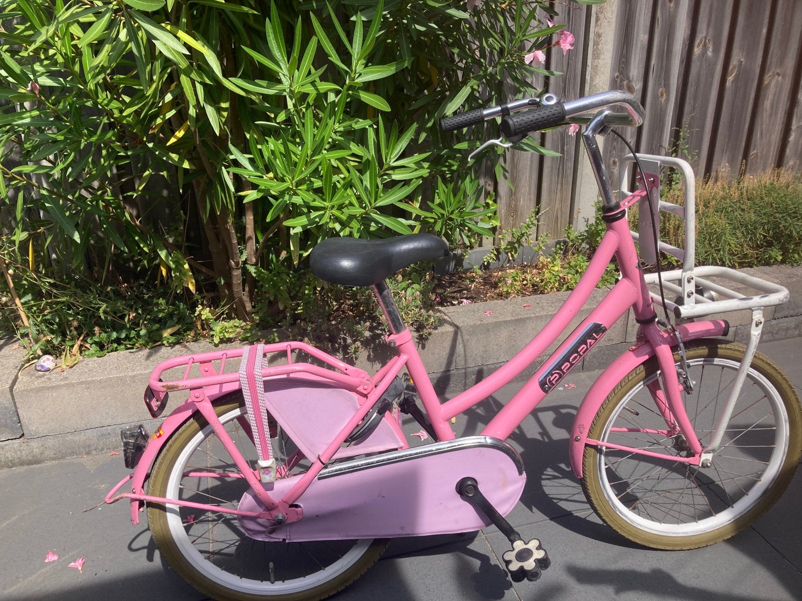 Popal 20 inch fiets, Fietsen en Brommers, Fietsen | Meisjes, Ophalen, Terugtraprem, Gebruikt, Handrem