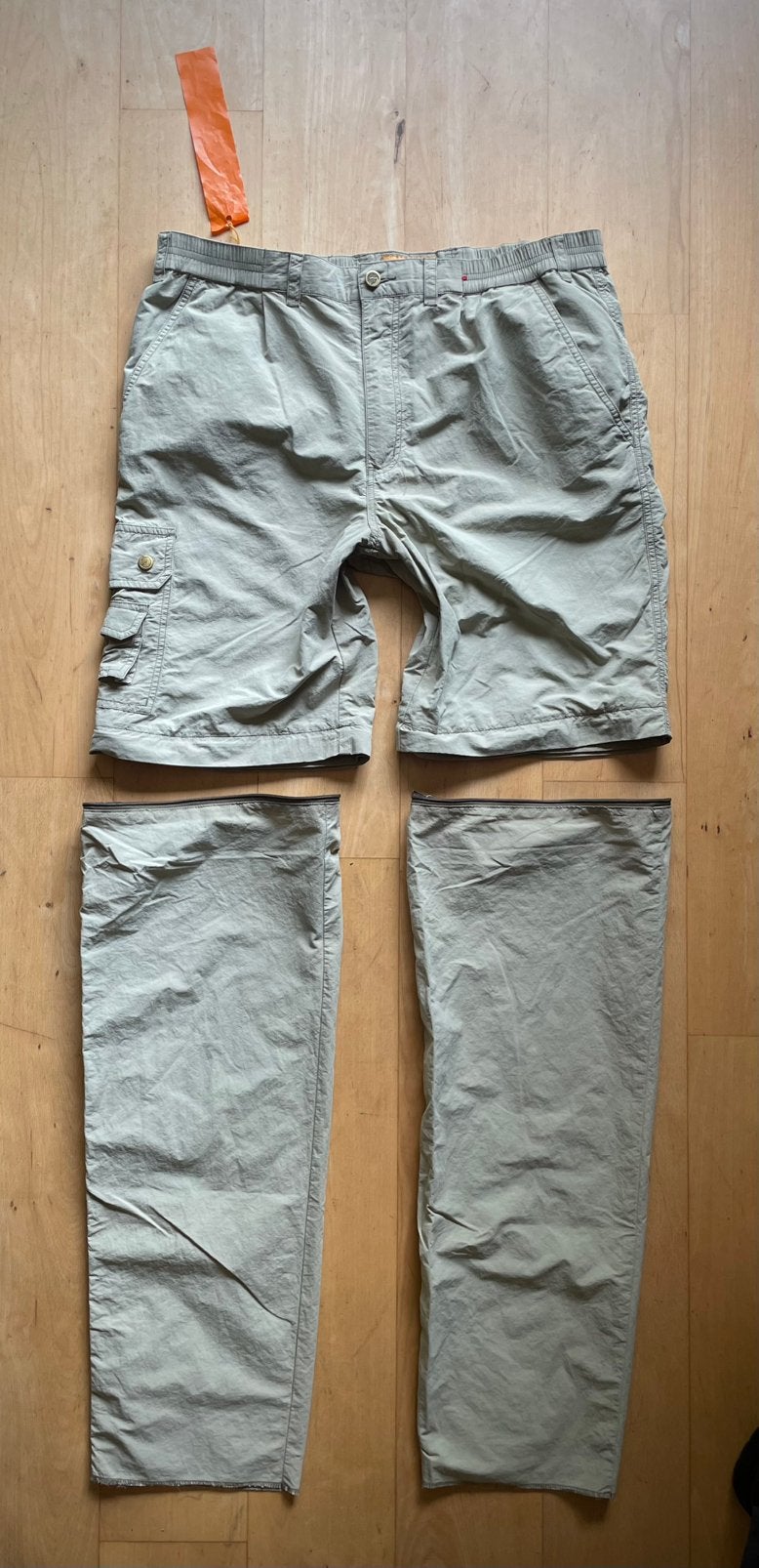 Fjäll Räven Fjällräven af rits zip off broek grijs beige 50, Ophalen of Verzenden, Zo goed als nieuw, Maat 48/50 (M), Overige kleuren