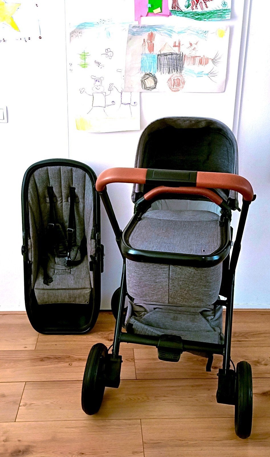 2 in 1 Buggy Dubatti in goede staat met regenhoes!, Duowagen, Gebruikt, Combiwagen, Ophalen