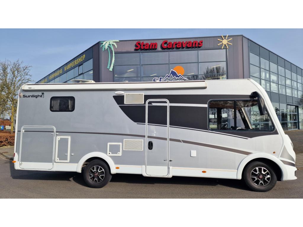 Sunlight I68 Adventure 9 traps automaat enkele bedden, Caravans en Kamperen, Campers, Sunlight, Ringverwarming, Fiat, 7 tot 8 meter