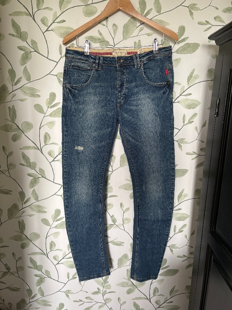 10 Feet spijkerbroek jeans maat 28 model Nora, Blauw, 10 Feet, Ophalen of Verzenden, Zo goed als nieuw