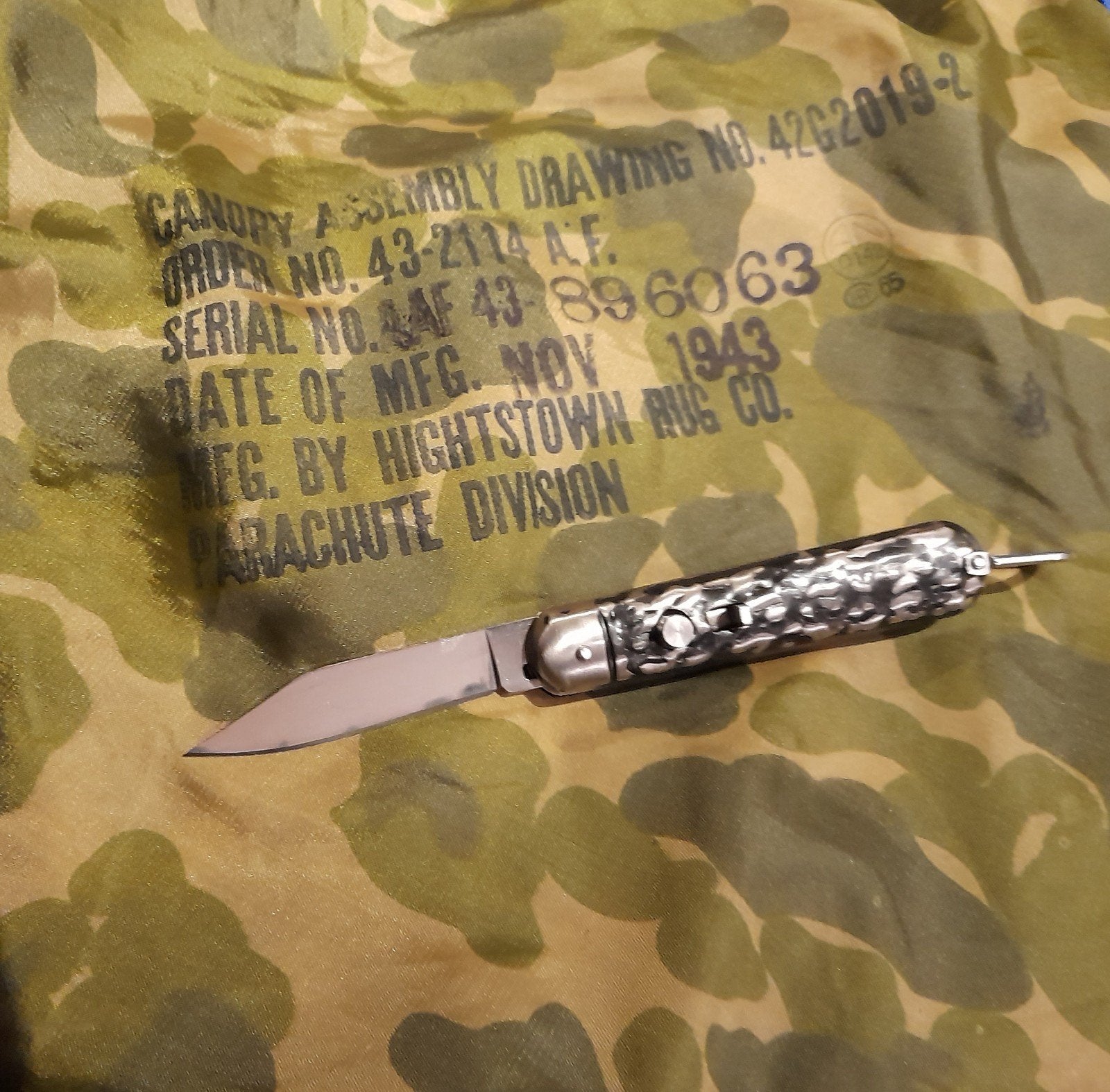 WW2 M2 U.S. paratrooper knife, Verzamelen, Ophalen of Verzenden, Amerika, Mes of Dolk