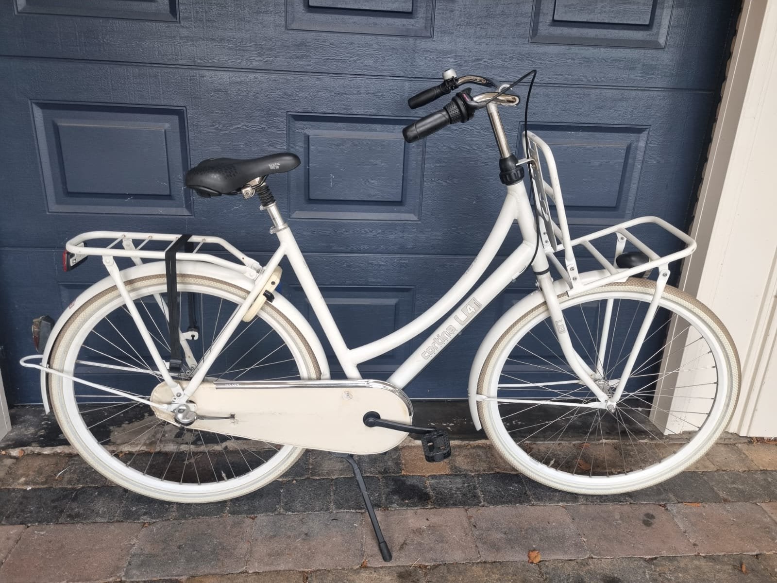 Cortina U4 Transportfiets D56cm - 28inch - 3 versnelling, Terugtraprem, Gebruikt, Versnellingen, 56 cm of meer