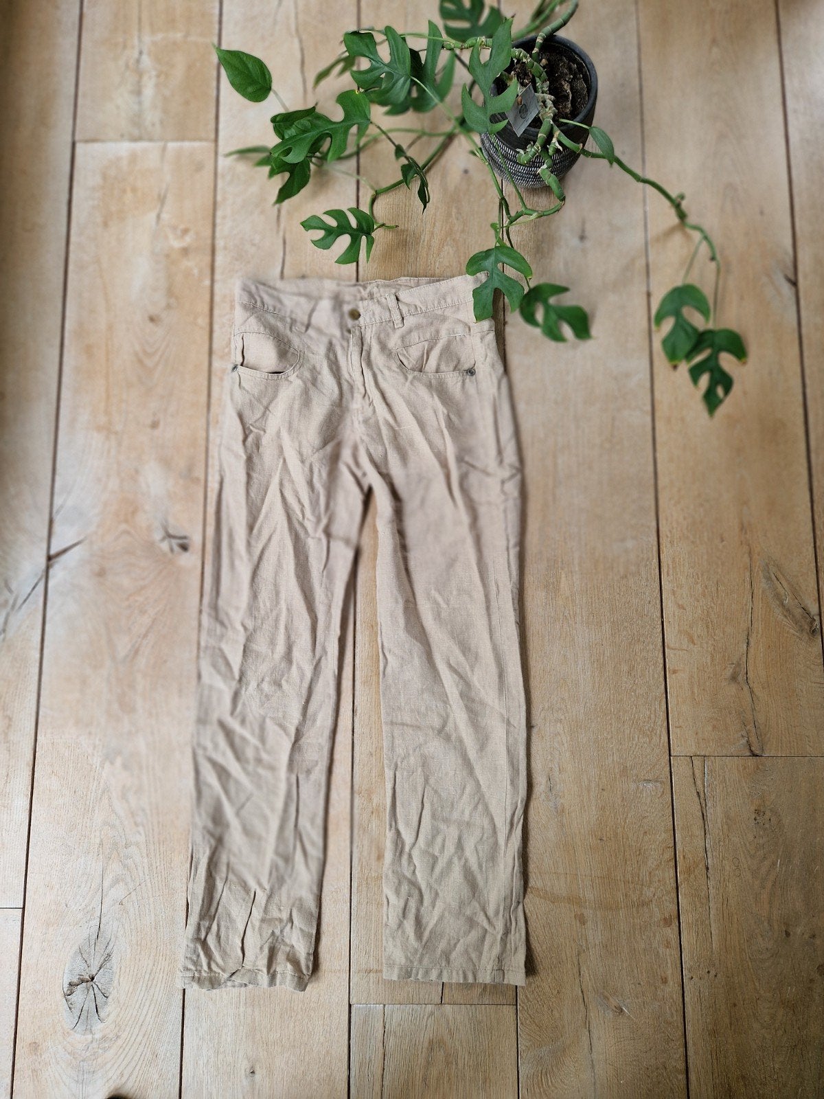 G-Star Raw Broek Maat 29/34 - Beige Katoen, Ophalen, Zo goed als nieuw