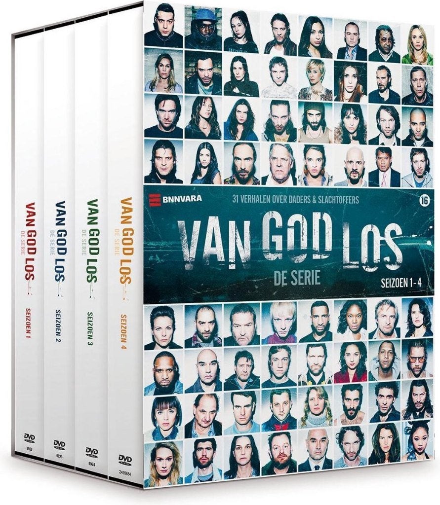 GEZOCHT! Van God Los complete serie, seizoen 1 t/m 4, Ophalen, Zo goed als nieuw