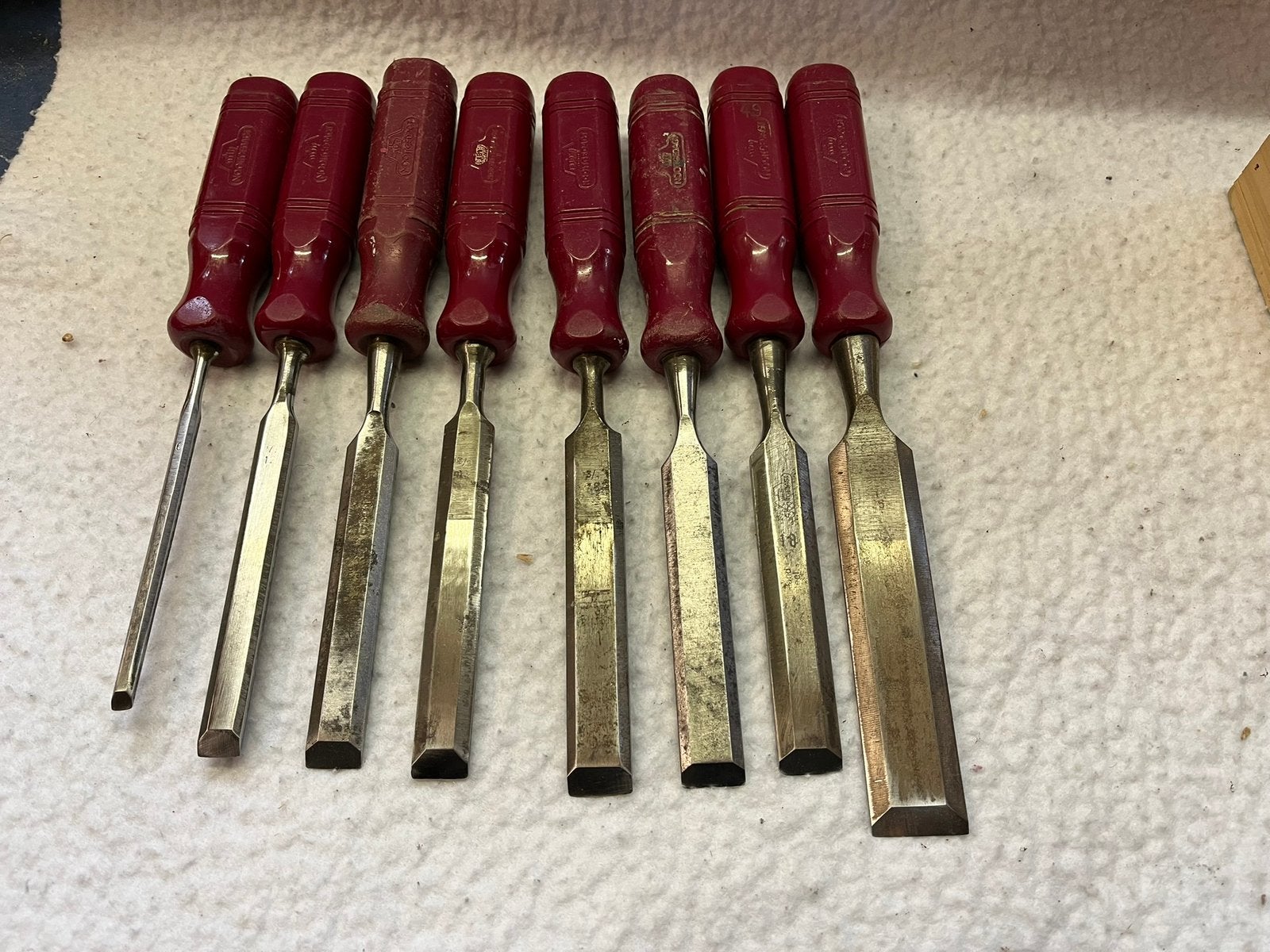 Mooie set Nooitgedagt beitels igst, Antiek en Kunst, Antiek | Gereedschap en Instrumenten, Ophalen of Verzenden